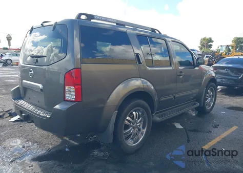 2007 Nissan Pathfinder Se z USA, uszkodzony, nr VIN 5N1AR18W17C637749
